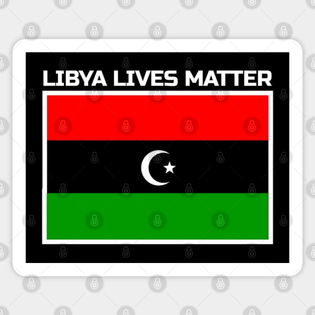 Libya Lives Matter Sticker by Aisiiyan